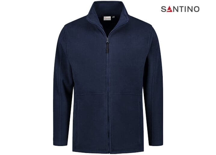 SANTINO-FLEECEJACK-BORMIO-REGULAR-FIT-1011979-REAL-NAVY-VOORKANT