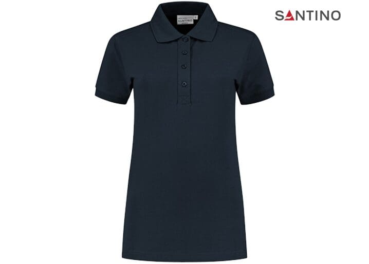 SANTINO-POLOSHIRT-LEEDS-LADIES-LADIES FIT-1223885-DARK-NAVY-VOORKANT