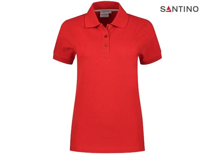 SANTINO-POLOSHIRT-MOJO-LADIES-STRETCH-LADIES-FIT-1008601-RED-VOORKANT