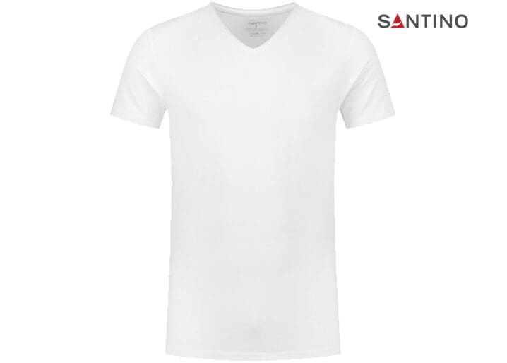 SANTINO-T-SHIRT-JONAZ-V-NECK-BAMBOE-MODERN-FIT-1212672-WHITE-VOORKANT