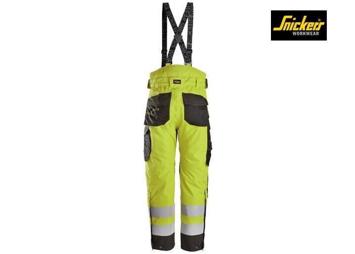 Snickers 6630 High-Vis Klasse 2 Waterproof 37.5® 2-laags Licht gewatteerde Werkbroek - Afbeelding 14