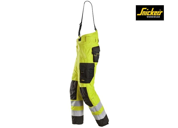 Snickers 6630 High-Vis Klasse 2 Waterproof 37.5® 2-laags Licht gewatteerde Werkbroek - Afbeelding 15