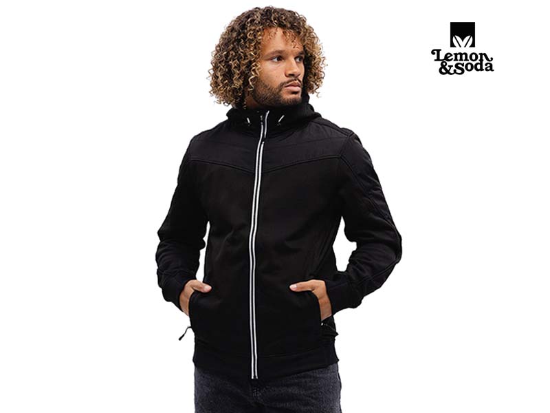 Lemon & Soda Hooded Jacket unisex - LEM3610 - Afbeelding 7