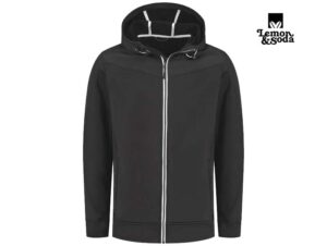Lemon & Soda-LEM3610-Hooded Jacket_Dark Grey-Voorkant