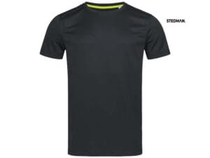 Stedman-STE8400-Mesh-T T-shirt_ Black C Black Opal-Voorkant