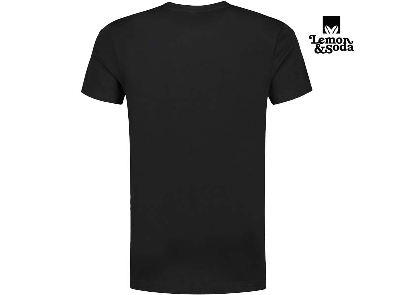 Lemon & Soda-LEM4501-Workwear Uni T-shirt_Black-Achterkant