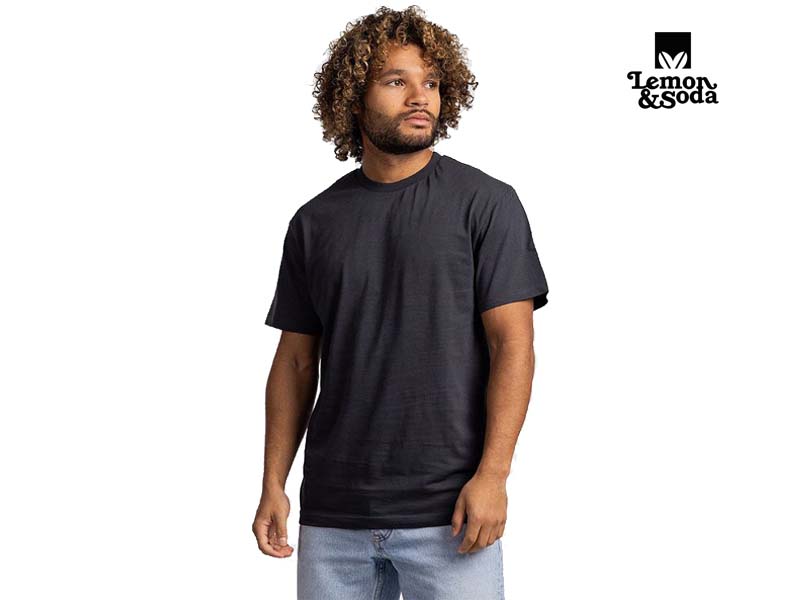 Lemon & Soda-LEM4501-Workwear Uni T-shirt_Dark Grey-Voorbeeld