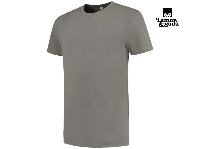 Lemon & Soda-LEM4501-Workwear Uni T-shirt_Pearl Grye-Voorkant