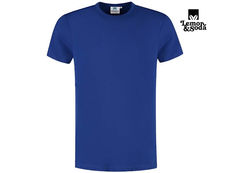 Lemon & Soda-LEM4501-Workwear Uni T-shirt_Royal Blue-Voorkant