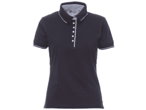 Payper Dames Poloshirt Leeds_Marineblauw Wit-000078-0027