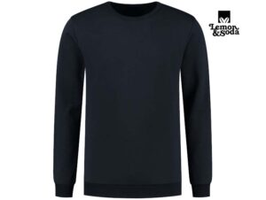 Lemon & Soda-LEM4751-Workwear Uni Sweater_Dark Navy-Voorkant