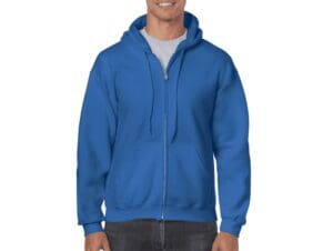 Gildan-18600-sweater-hooded-full-zip-heavyblend-for-him-royal-blue