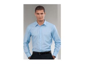 Men’s Long Sleeve Easy Care Tailored Oxford Shirt 922M