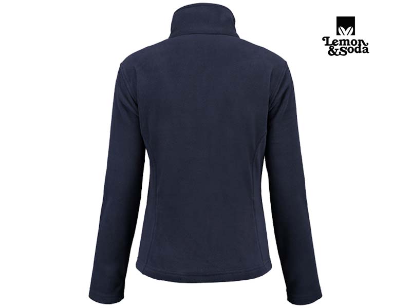 Lemon & Soda-LEM3350-Polar Fleece Cardigan for her_Dark Navy-Achterkant