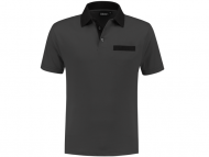 Indushirt PS 200 Polo-shirt anthracite_black_front2