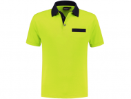 Indushirt PS 200 Polo-shirt lime_marine_front2
