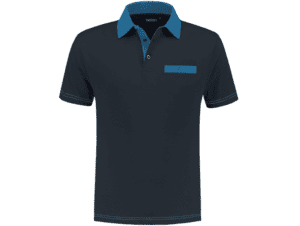 Indushirt PS 200 Polo-shirt marine_cornflower_blue_front2