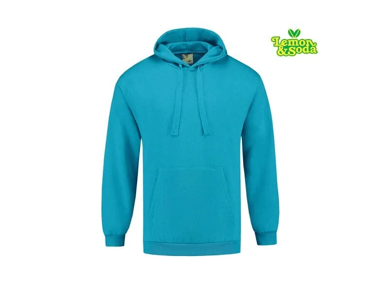 90’s 「Post Aven Le Fustec Ton Lemonde」 Lemon & Soda Hooded Sweater-LEM3276 - Bedrijfskleding Limburg