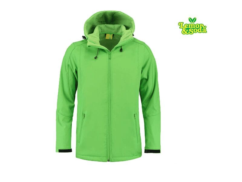 Lemon & Soda Softshell Hooded Jacket - LEM3629 - Afbeelding 3