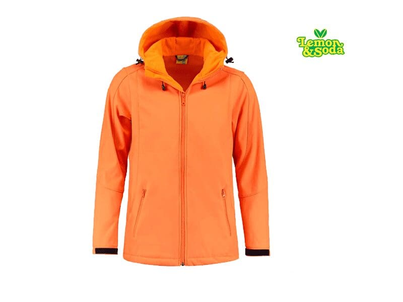 Lemon & Soda Softshell Hooded Jacket - LEM3629 - Afbeelding 5