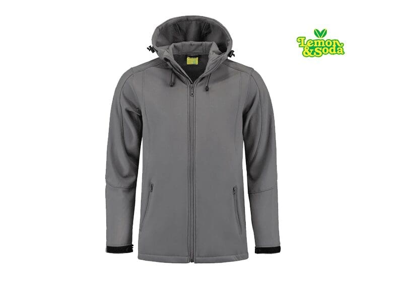 Lemon & Soda Softshell Hooded Jacket - LEM3629 - Afbeelding 9