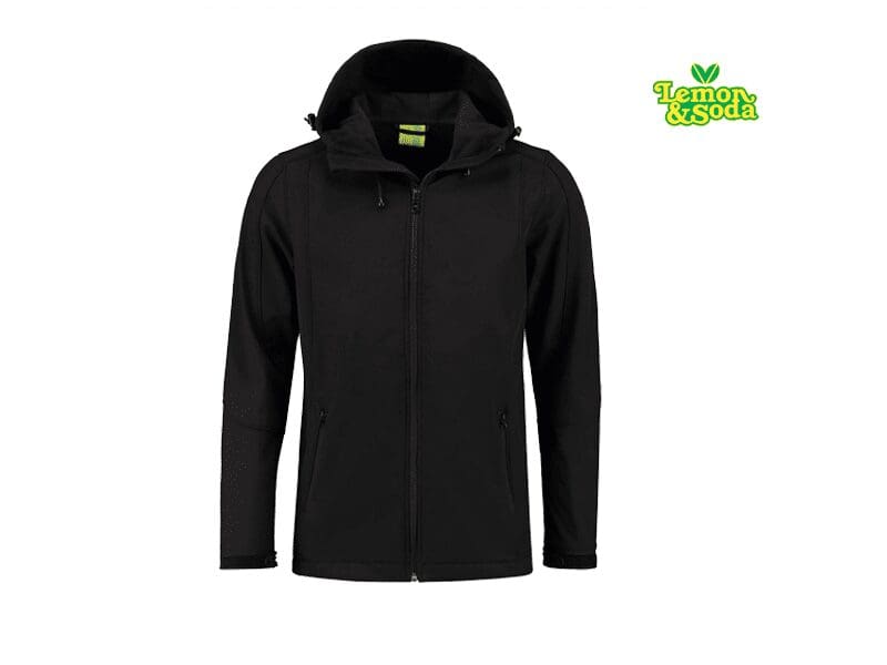 Lemon & Soda Softshell Hooded Jacket - LEM3629 - Afbeelding 2
