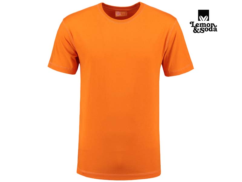 Lemon & Soda-LEM1111-iTee T-shirt_Orange-Voorkant