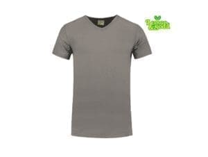 lemon-soda-LEM1264-T-shirt-v-neck-cot-elast-ss-for-him__parelgrijs