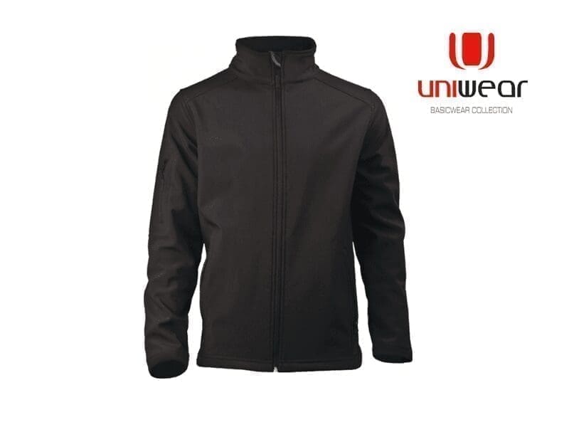 Uniwear-SSU-Softshell-Jacket__Zwart