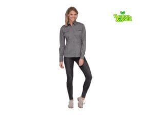 Lemon & Soda  Shirt Twill Lange Mouw Voor Dames - LEM 3912