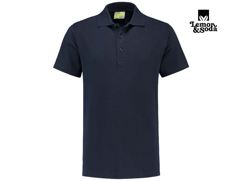 Lemon & Soda-LEM3540-Basic Polo_Dark Navy-Voorkant