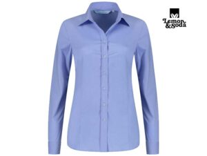 Lemon & Soda-LEM4855-Every Wear-Winter-Softshell-Jacket_Light Blue-Voorkant