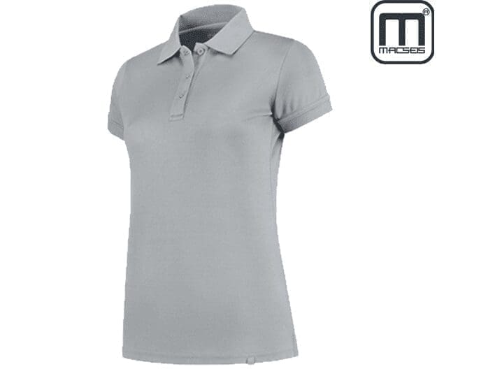 Macseis-MS4006_Power-Dry-Poloshirt-Woman_Flash-Stone-Grey-Front