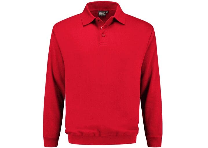 Indushirt PSO 300 Polo-sweater red_front2