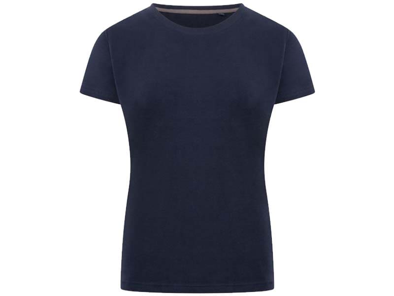 Back-To-Basics-B2B Ladies Stretch T-shirt Gina-B2B-TS160SL_Navy