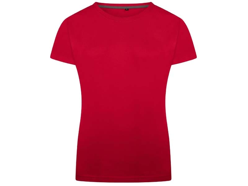 Back-To-Basics-B2B Ladies Stretch T-shirt Gina-B2B-TS160SL_Red