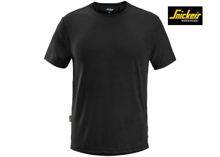 Snickers-2511-LiteWork-T-shirt_0400-Black-voorkant
