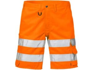 Fristads-114097-HIGH-VIS-KORTE-BROEK-KLASSE 2-2528-THL_230-Hi-Vis-Oranje-voorkant