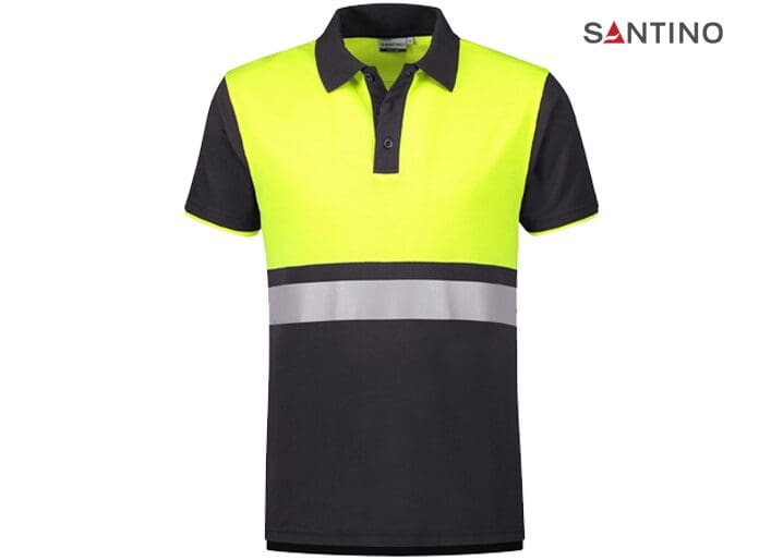 Santino-Poloshirt-Hamburg-Semi-Hi Vis-Regular-Fit-1201532 - Afbeelding 3