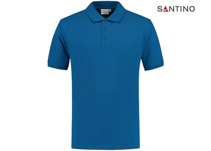 SANTINO-POLOSHIRT-LEEDS-COMFORT-FIT-1223766-COBALT-BLUE-VOORKANT