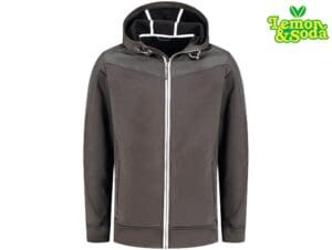 LEM3610-L&S-Hooded-Jacket-unisex_Pearl-Grey-Voorkant