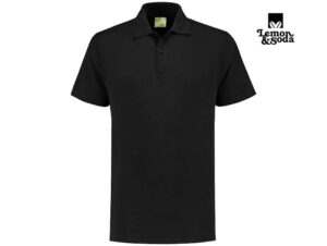 Lemon & Soda-LEM3500-Basic Mix Polo_Black-Voorkant
