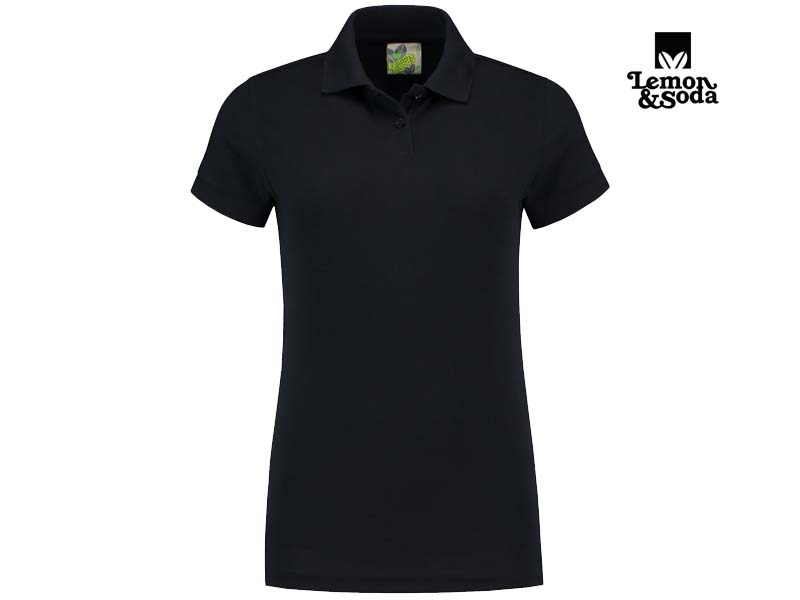 Lemon & Soda-LEM3502-Basic Mix Polo for her_Dark Navy-Voorbeeld