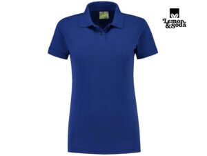 Lemon & Soda-LEM3502-Basic Mix Polo for her_Royal Blue-Voorkant