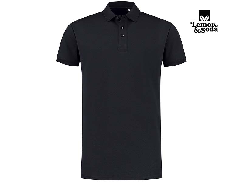 Lemon & Soda-LEM4604-Everywear Polo_Dark Navy-Voorkant