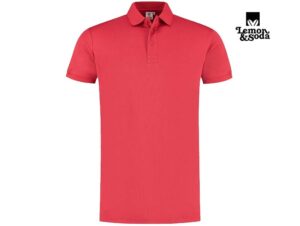 Lemon & Soda-LEM4604-Everywear Polo_Red-Voorkant