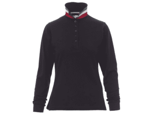 Payper Dames Poloshirt Long Nation-Marineblauw-Italia-000084-0021