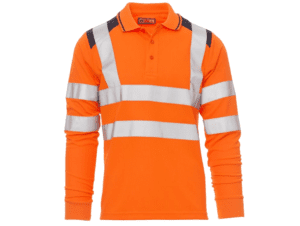 Payper Heren Poloshirt Guard+Winter_Fluor Orange-001077-0028