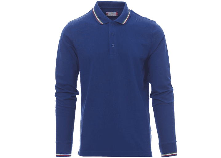 Payper Aviazione Unisex Poloshirt Met Lange Mouwen - Afbeelding 2