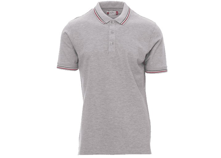 Payper Unisex Poloshirt Italia Melange_Gemeleerd Grijs-000957-0368